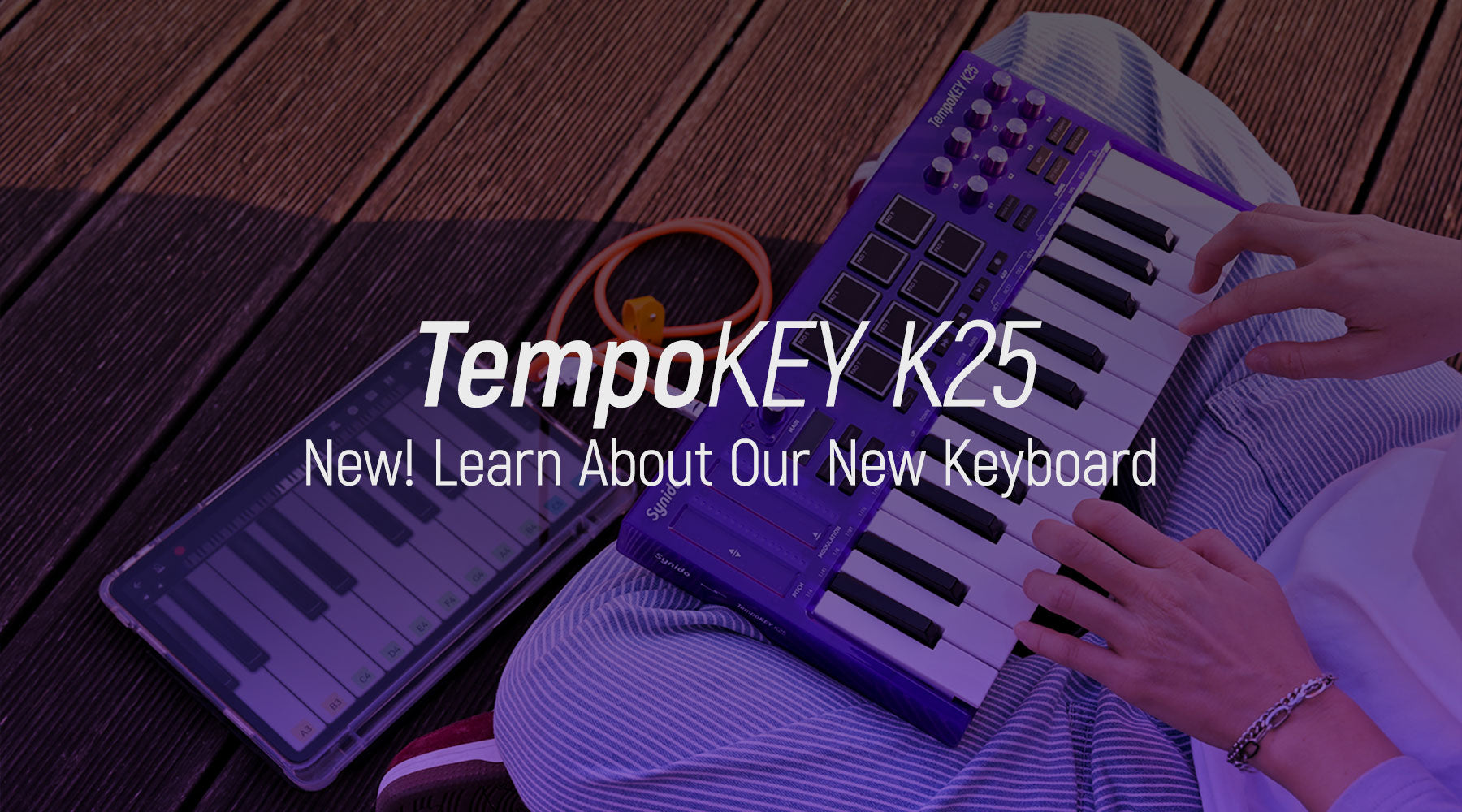 Synido TempoKEY K25 MIDI Keyboard: For Dauntless Explorer of Music