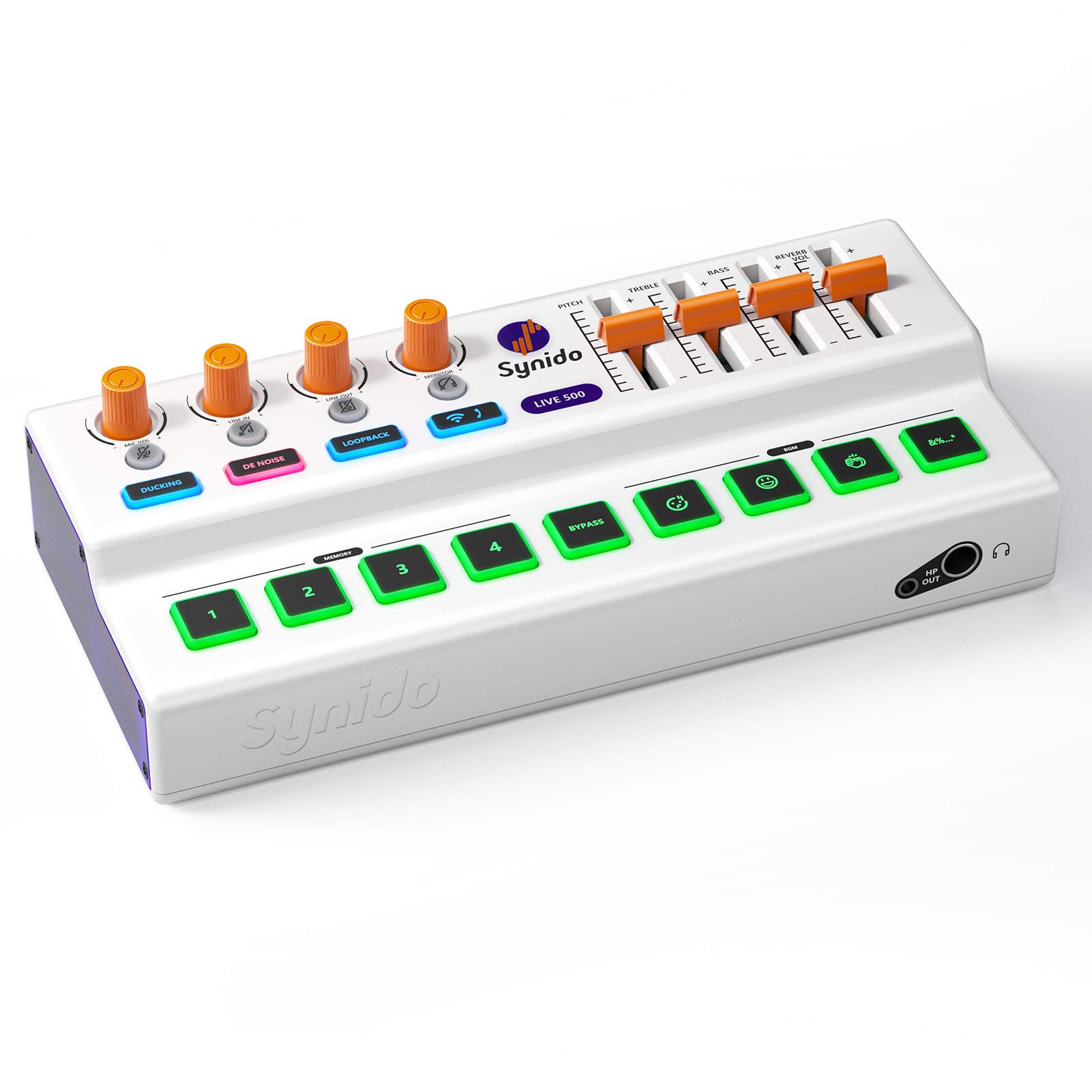 Synido Live 500 MK2 Audio Interface Bundle Sound Card