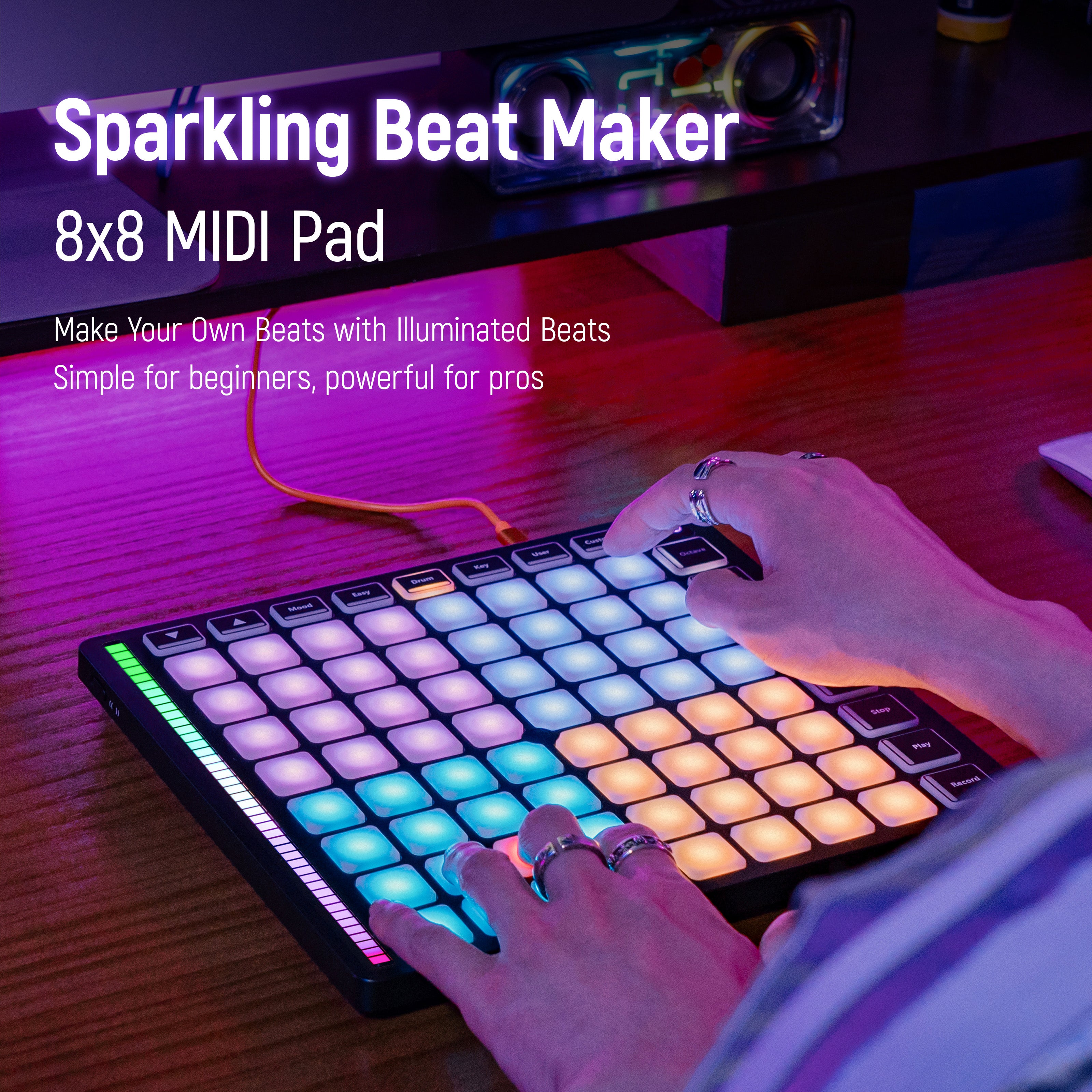 Synido TempoPAD Z-1 MIDI Controller Beat Maker MIDI 64-Pad