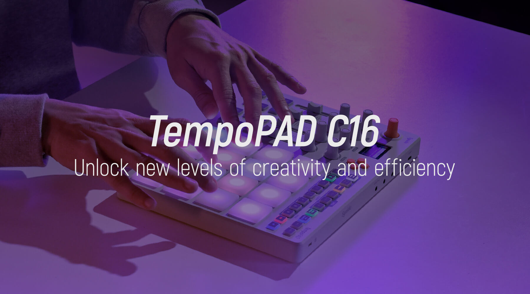 Synido Unveils the TempoPAD C16: The Ultimate MIDI Bluetooth Controller for Modern Music Producers