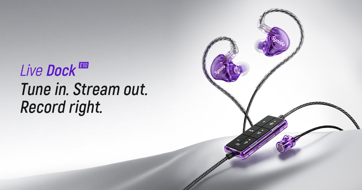 Synido Live E10: An All-in-One Headset Sound Card for Singing, Streaming & Content Creation