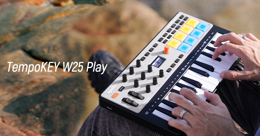 Synido TempoKEY W25 Play: The Standalone MIDI Keyboard That Lets You Make Music Anywhere