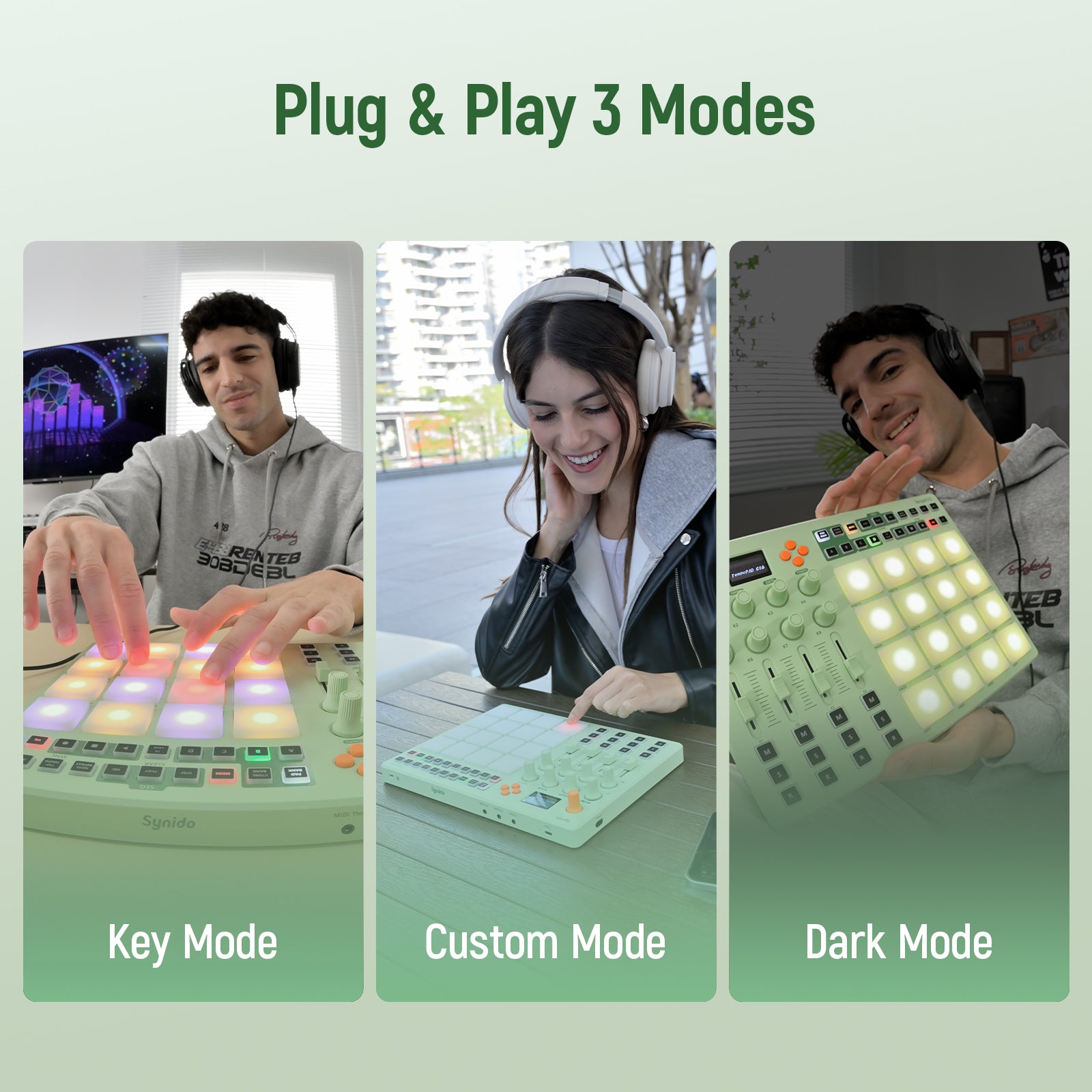 Beat Controller Synido TempoPAD C16 MIDI Controller Beat MakerMIDI Pad DJ Equipment 16Pads