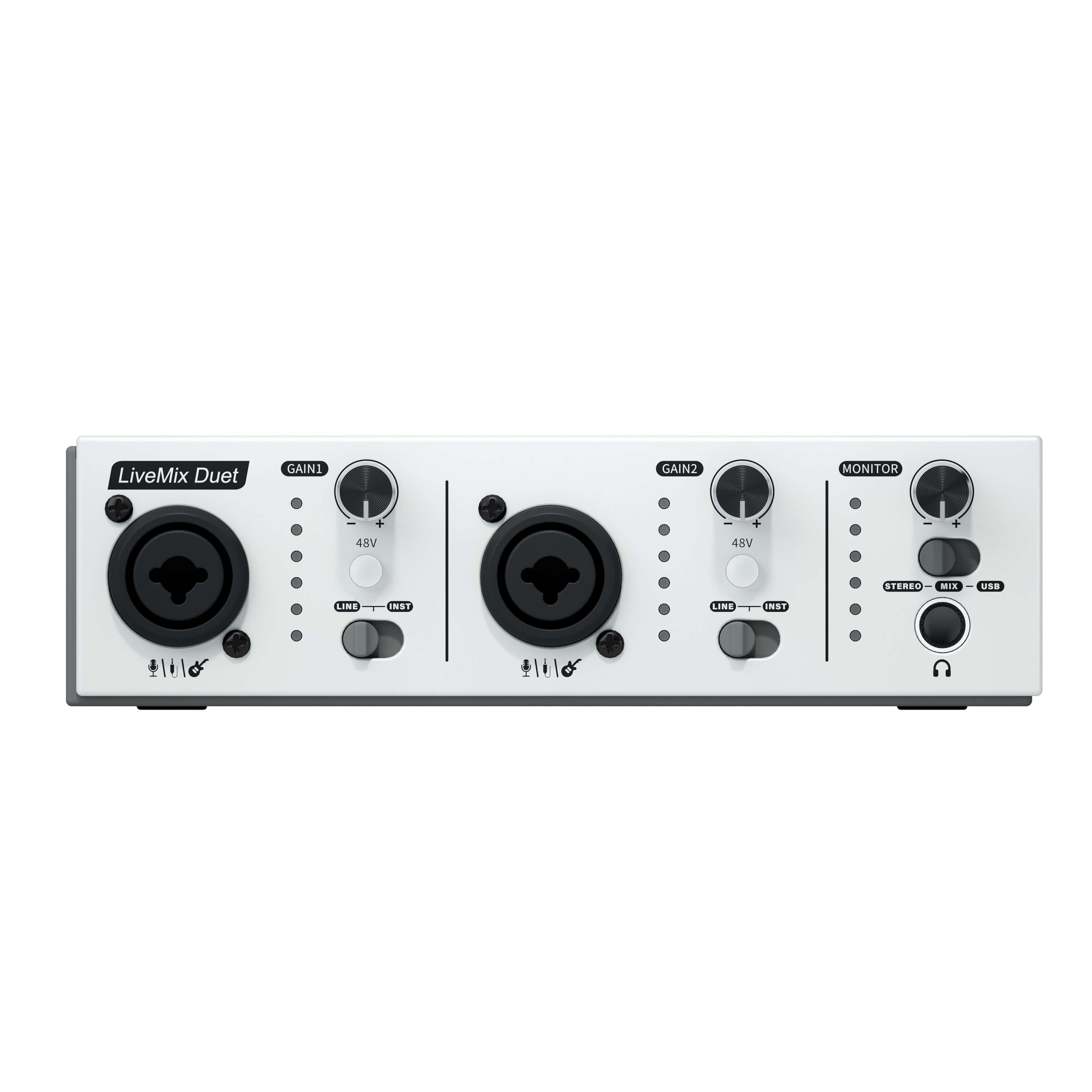 Synido LiveMix Duet Audio Interface Music Studio Quality