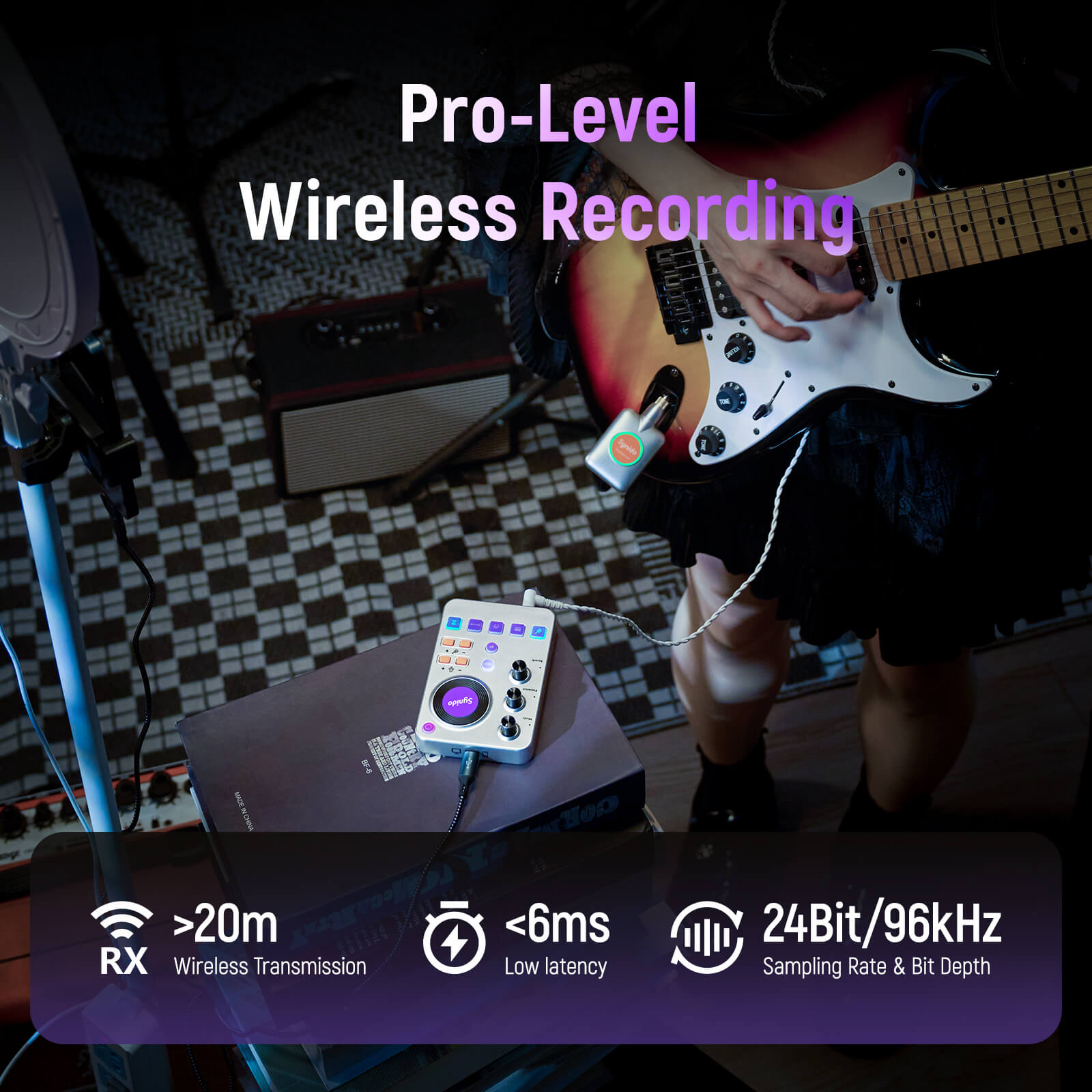 Synido Live Dock A30 Audio Interface Audio Adapter Sound Card