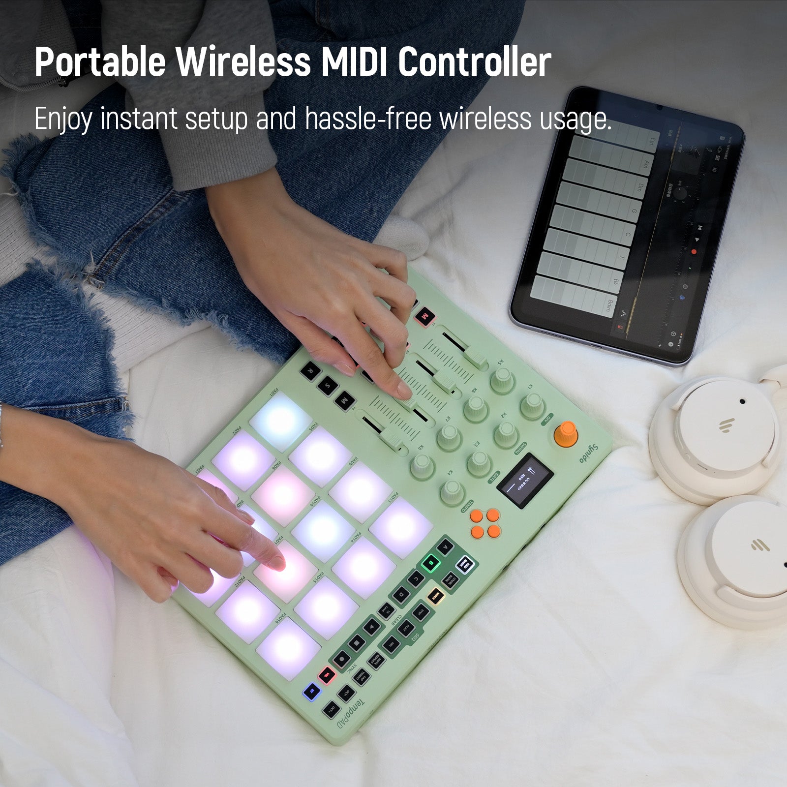 Synido TempoPAD C16 MIDI Controller Beat MakerMIDI Pad DJ Equipment 16Pads