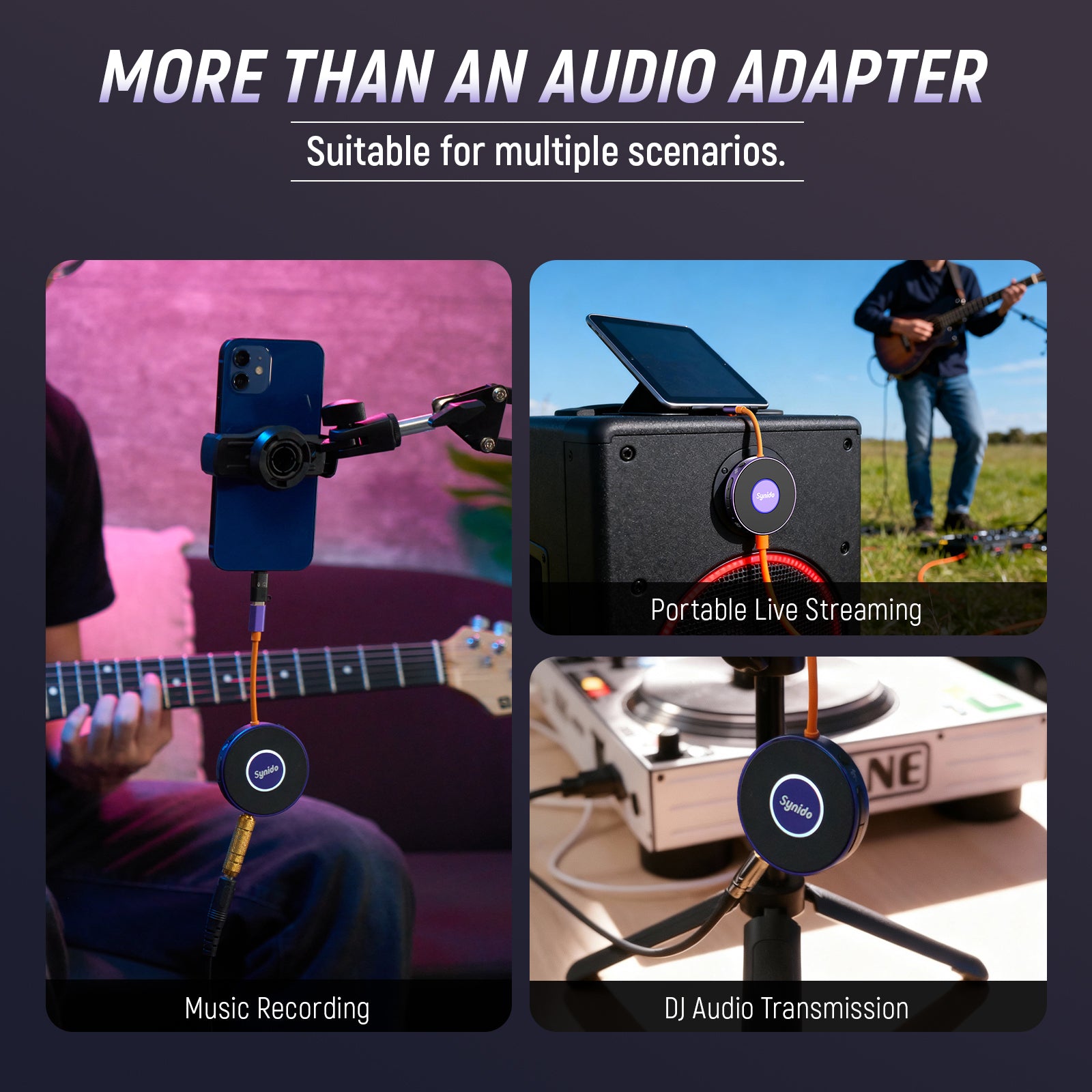 Synido Live Dock Live 10 Audio Interface Sound Card