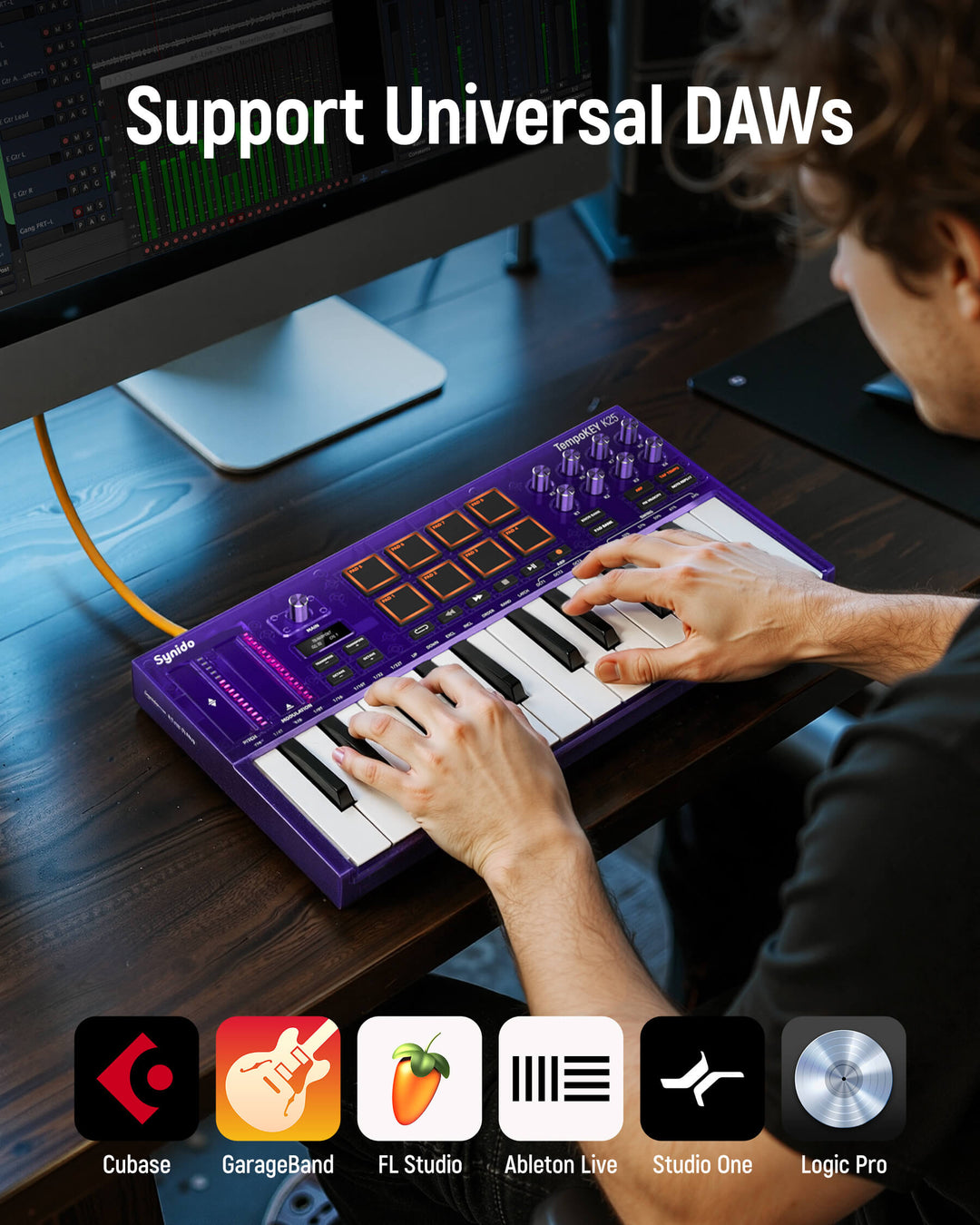 TempoKEY K25 MIDI Keyboard Controller Beat Maker – Synido