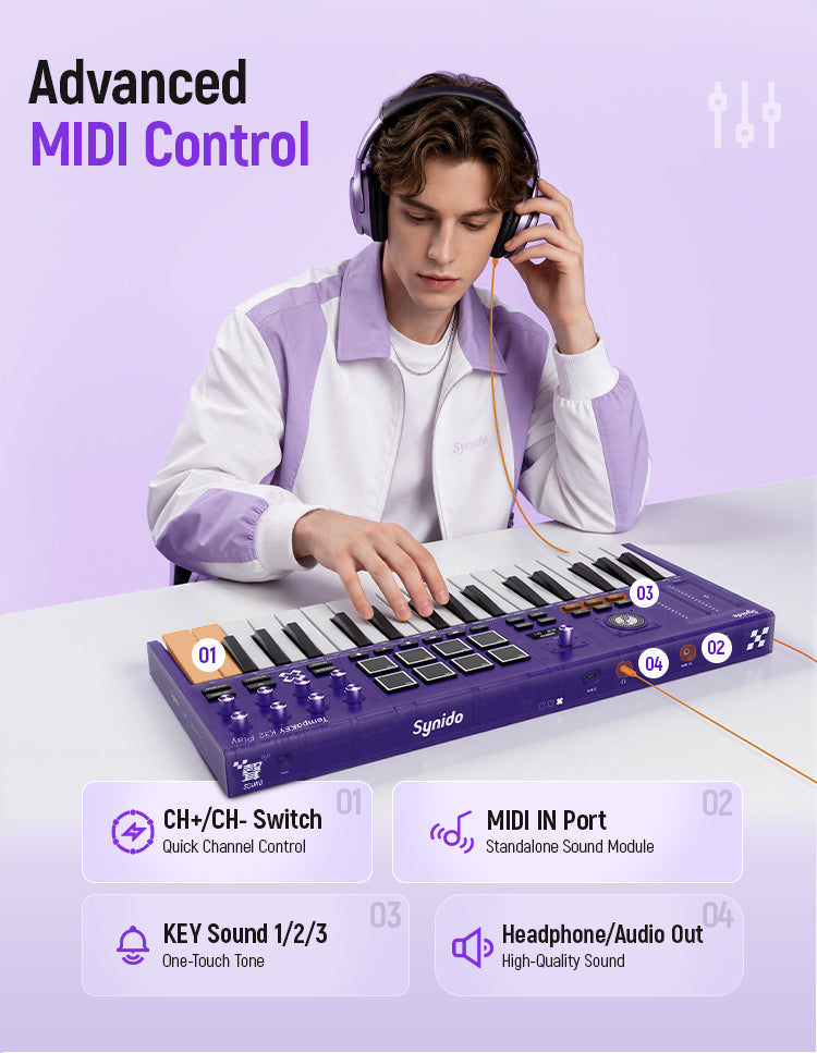 Synido TempoKEY K32 MIDI Keyboard Controller