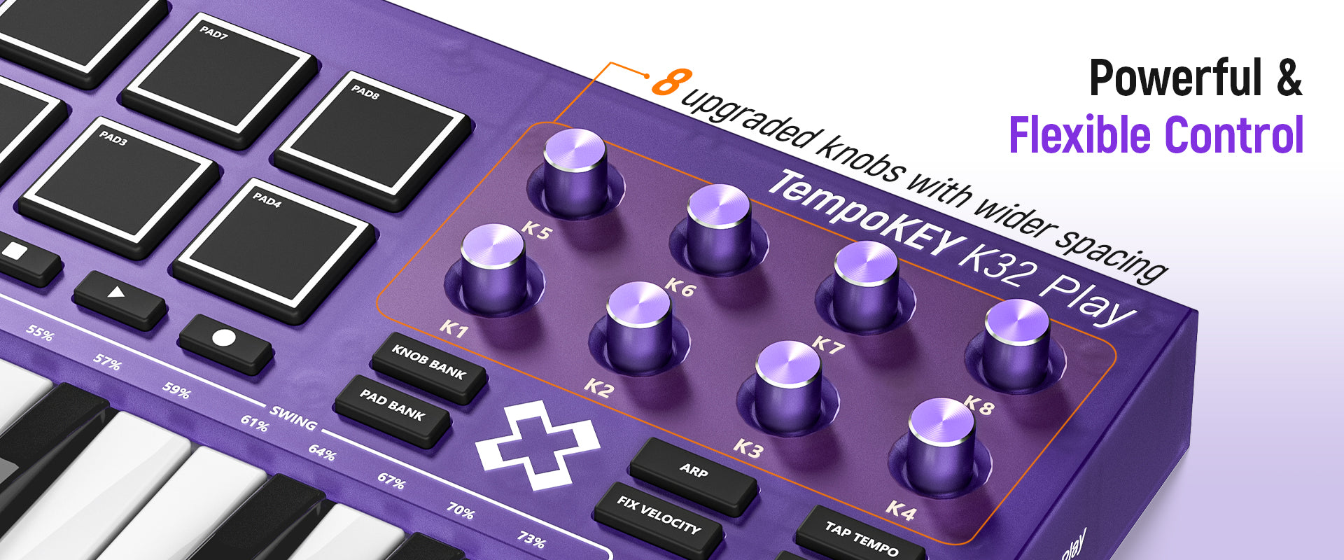 Synido TempoKEY K32 Play MIDI Keyboard Controller
