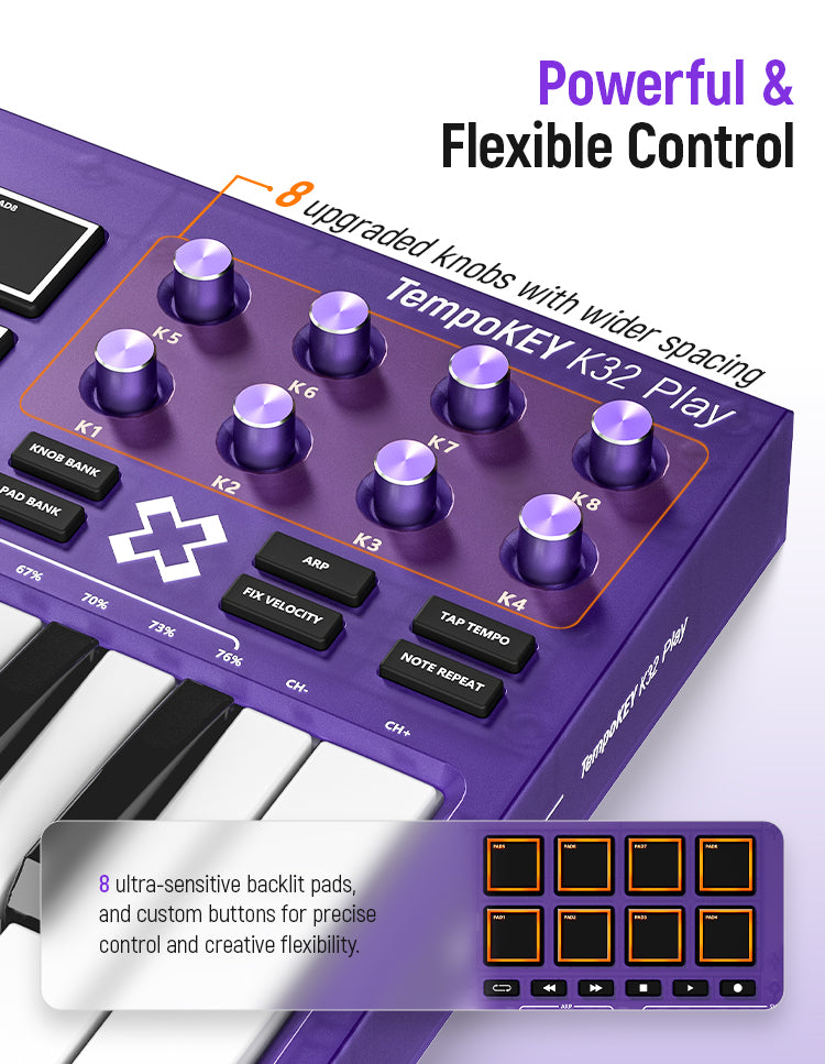 Synido TempoKEY K32 MIDI Keyboard Controller