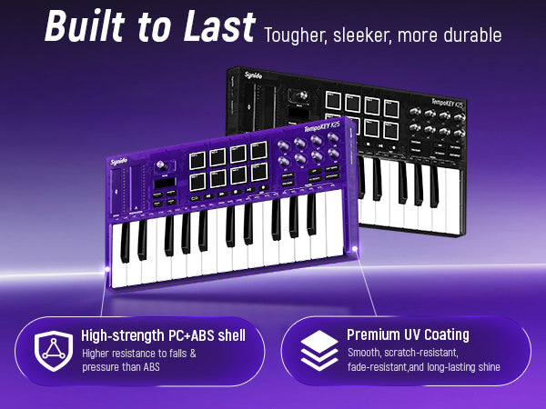 TempoKEY K25 MIDI Keyboard Controller Beat Maker – Synido