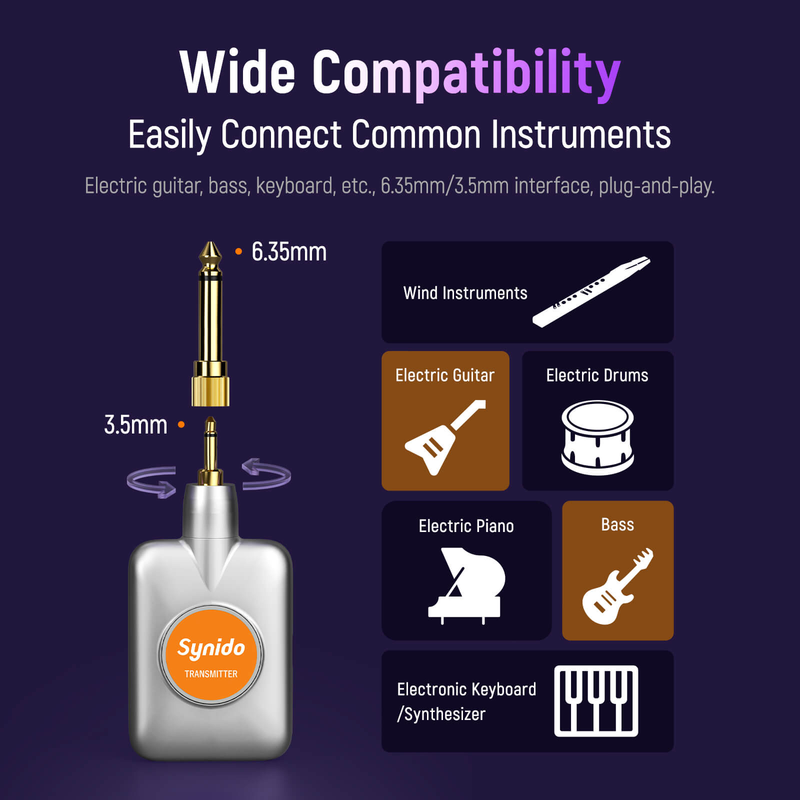 Synido Live Dock A30 Audio Interface Audio Adapter Sound Card