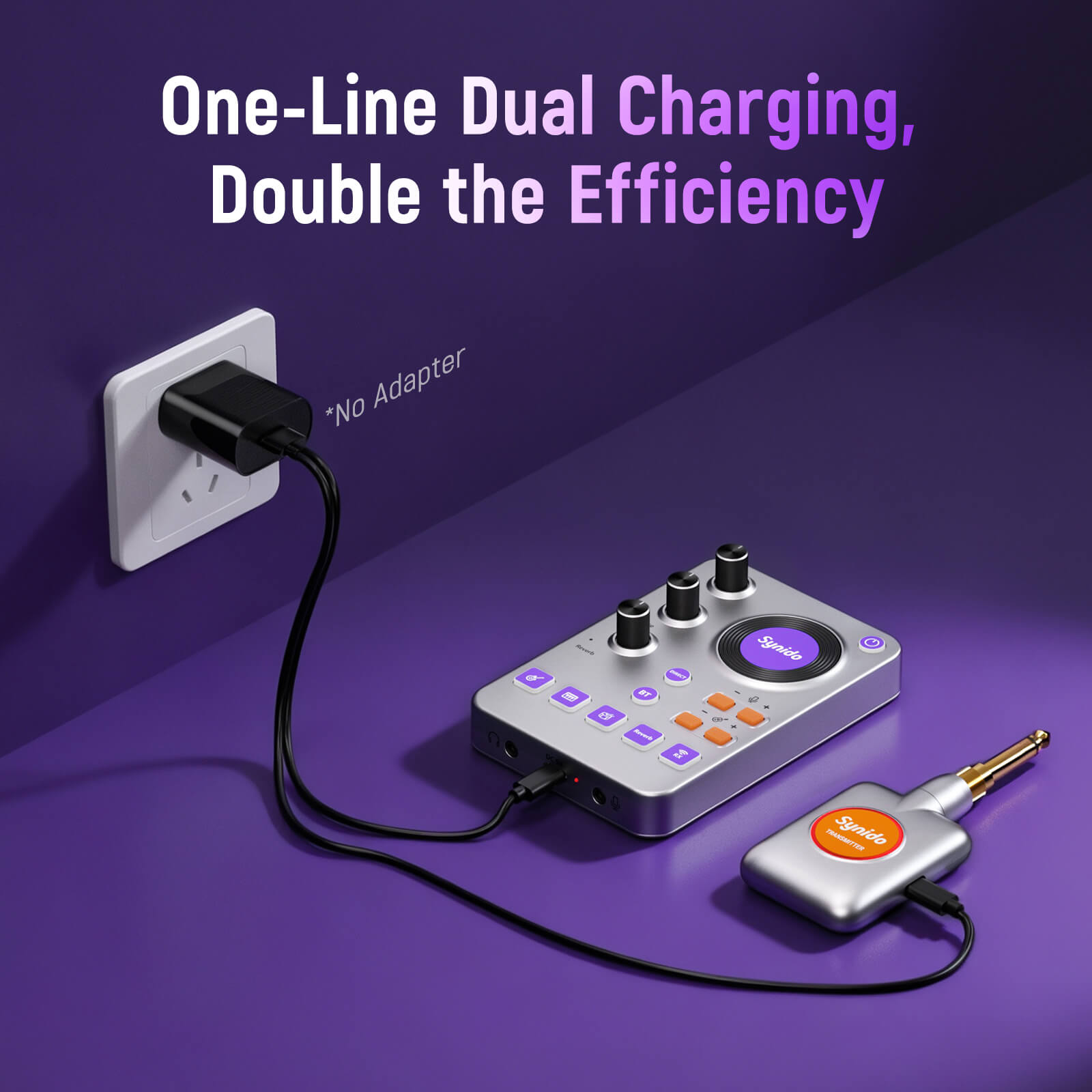 Synido Live Dock A30 Audio Interface Audio Adapter Sound Card