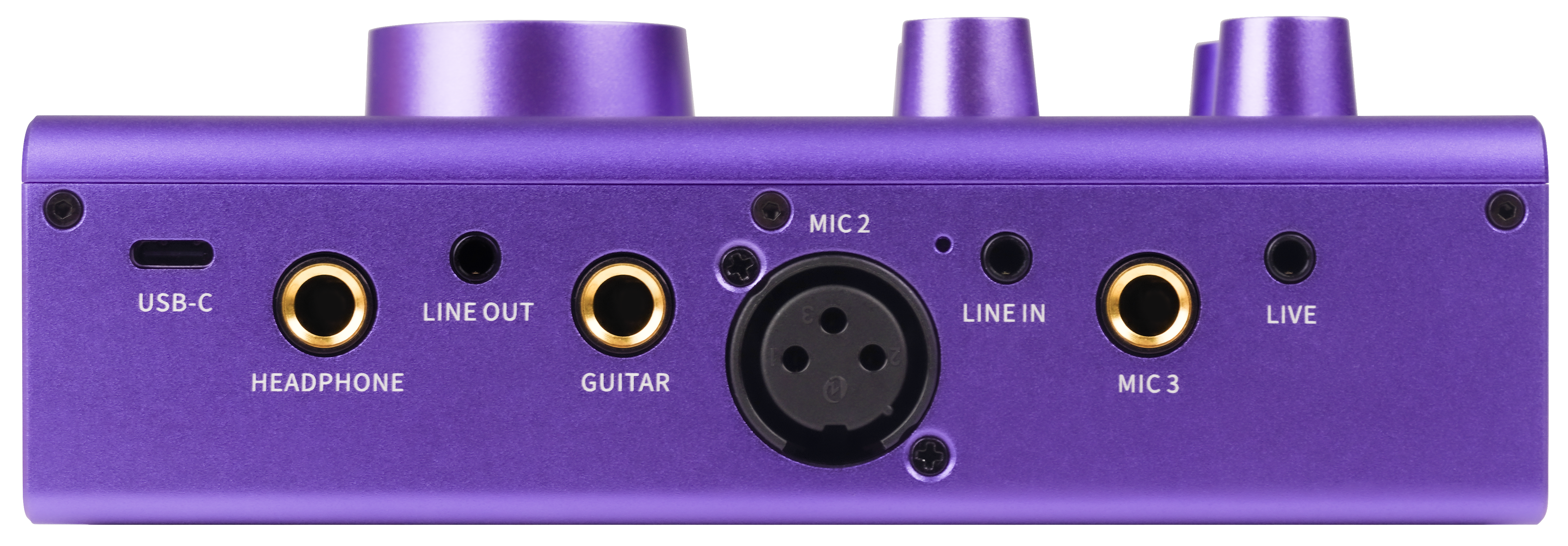 Synido Voice 100 Purple Audio Interface Controller Sound Card