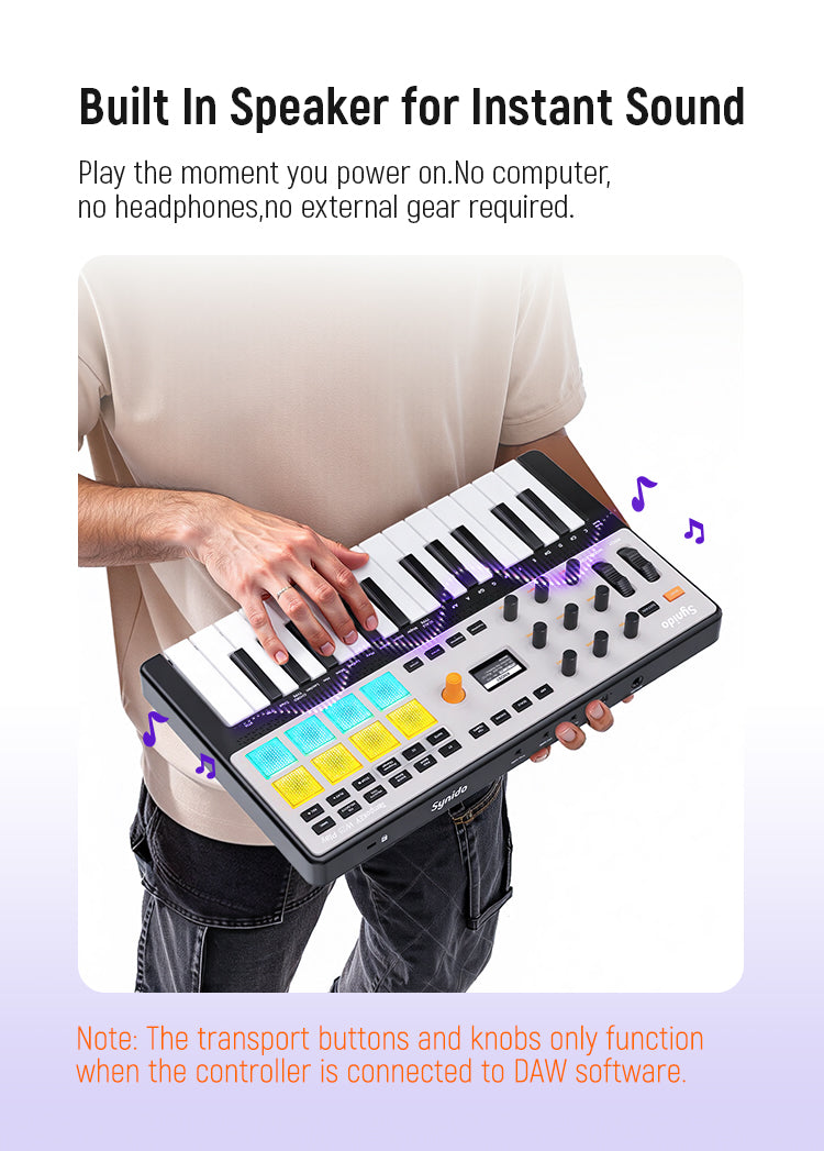 Synido TempoKEY W25 Play MIDI Keyboard Controller