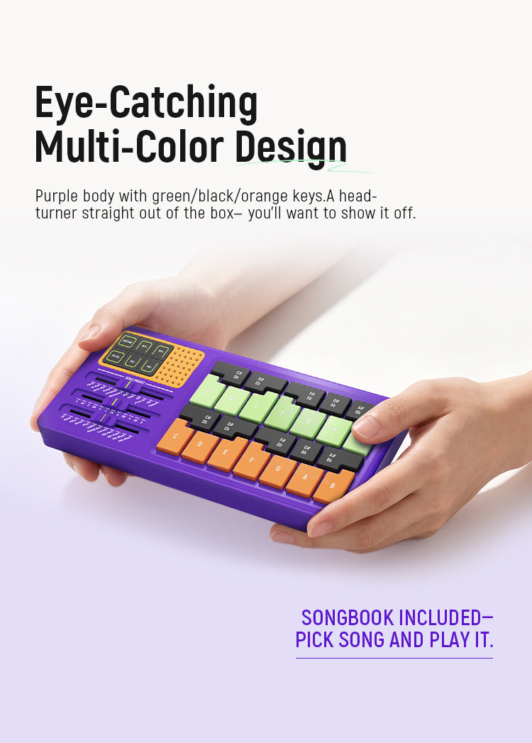 Scale Pocket Portable Mini Piano MIDI Controller Learn Scales & Play Music