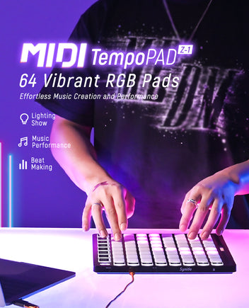 Z Pad Controller Synido TempoPAD Z-1 MIDI Controller Beat Maker DJ Equipment 64 Pads