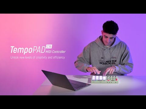 Synido TempoPAD C16 MIDI Controller Beat Maker MIDI 16-Pad